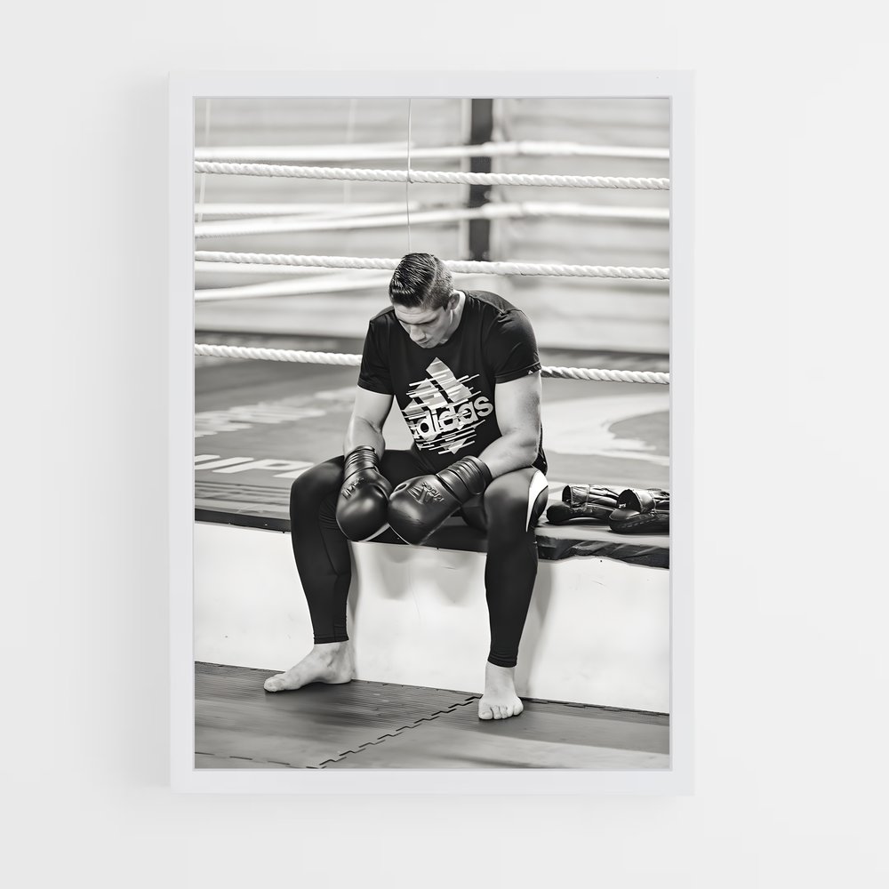 Poster Le Champion Assis – affiche Kick-boxing (vue 3)